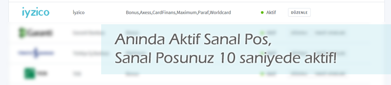 ücretsiz sanal pos